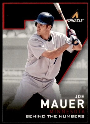 2013 Pinnacle Behind the Numbers #BN7 Joe Mauer Minnesota Twins Foto 1 de 2