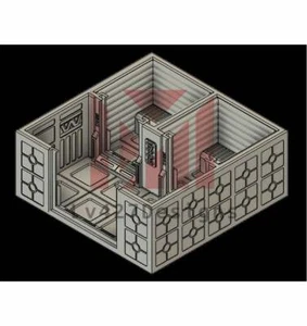 Small room - security cell | Legion Space Hulk Imperial Assault - Bild 1 von 4