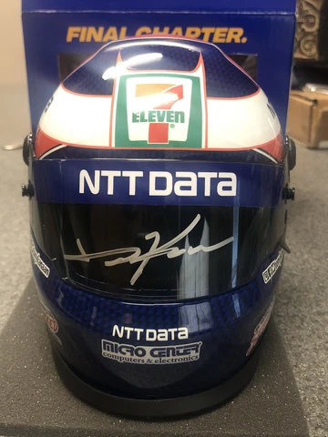 2023 Tony Kanaan Signed Indy 500 Mini Helmet Limited Edition Final Chapter Cover