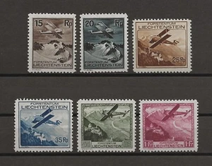 LIECHTENSTEIN 1930 SC C1/C6 POSTFRISCH - Bild 1 von 2