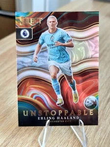 2022-23 Erling Haaland Unstoppable Panini Select EPL Manchester City - Imagen 1 de 2