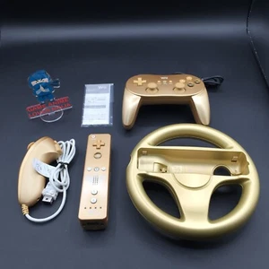 Club Nintendo Wii Zelda Remote Golden Handle Classic Controller Pro Nunchuck 4 - Bild 1 von 14