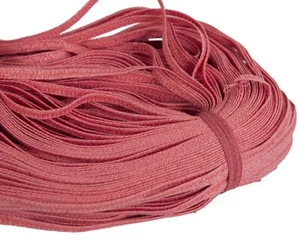 BULK BUY Light Red Braid Trim Woven Ribbon 6mm Millinery Crafts Aussie Seller - Picture 1 of 2