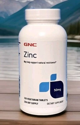 NUEVO GNC Zinc 50 mg, 90 Comprimidos, Apoyo a la Salud Inmune EXP. 03/2027 Foto 1 de 4