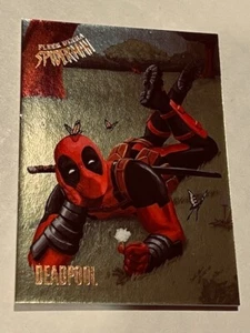 2017 Fleer Ultra Spider-Man Base SILVER FOIL #073 #73 DEADPOOL Achievement😍* - Bild 1 von 2