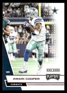 2020 Panini Playoff #195 Amari Cooper RED RED ZONE Dallas Cowboys - Picture 1 of 2