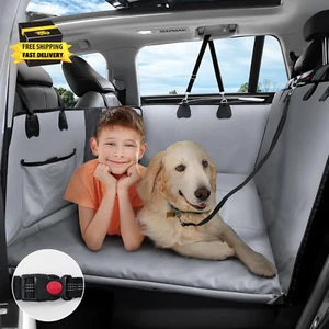 Back Seat Extender for Dogs for Trucks Full Size SUV, 2024 Upgraded Tech Fabric - Picture 1 of 7