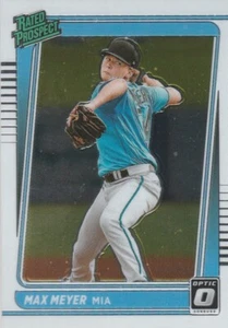 Donruss Optic Rated Prospect #7 2021 Max Meyer Miami Marlins - Imagen 1 de 2