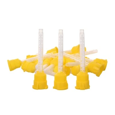 OneMed Dental Mixing Tips Impression HP Tips Yellow 5.0mm(1:1) 50Pcs/Bag
