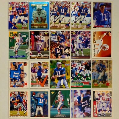 Drew Bledsoe Inserts Premiums Base Pick Your Card & $ave Patriots Bills Cowboys - Image 1 of 4