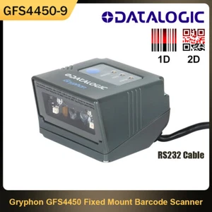 Datalogic Gryphon GFS4450 RS232 Fixed Barcode Scanner 1D 2D Code Scanner Reader - Afbeelding 1 van 4