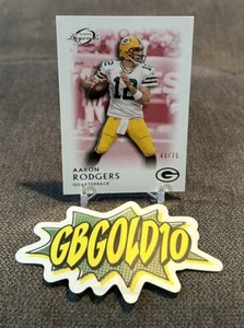 2011 Topps Gridiron Legends Red /75 Aaron Rodgers #108 - Picture 1 of 3
