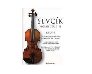 Sevcik Violin Studies Opus 8 Changes of Position and Preparatory Scale x VIOLINO - Foto 1 di 1