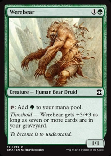 x1 Werebear - Eternal Masters - NM - MTG - Image 1 of 1
