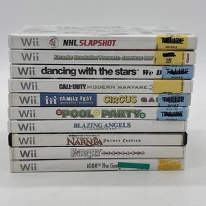 Lot of 10 Nintendo Wii Games - Various Condition - Untested No Manuals - Picture 1 of 6