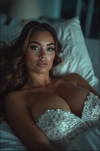 Glossy 8x10 Artistic Fantasy Art Sexy Busty Older Woman W551 - Picture 1 of 1