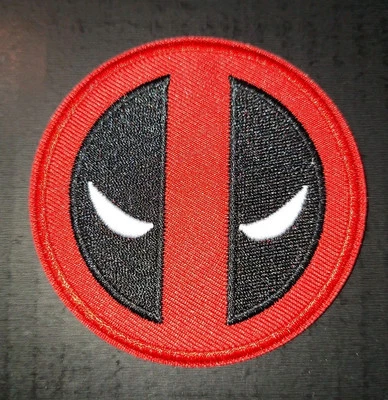 3" DEAD POOL Patch Logo Iron On Patches - Image 1 of 2