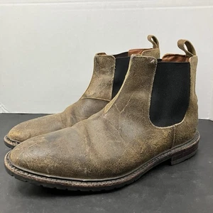 Allen Edmonds Ashbury Marrón Cuero Envejecido Chelsea Botines Para Hombre 9.5 - Imagen 1 de 11