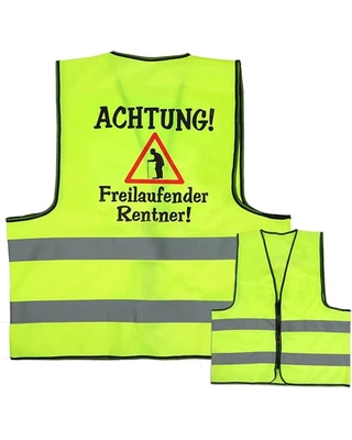 Rentner Weste Geschenk Ruhestand lustige Geschenkideen Männer Geburtstag Weste - Bild 1 von 4