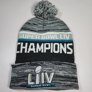 '47 grau NFL Chiefs Super Bowl Champions Bommelmütze Erwachsene Einheitsgröße neu ohne Etikett - Bild 1 von 5