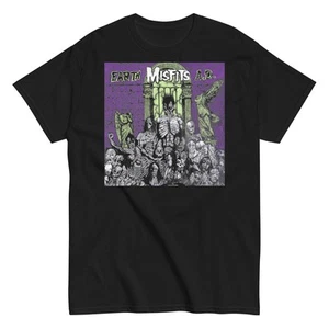 MerchMoment Misfits - Earth T-Shirt T-Shirt Black New - Picture 1 of 1