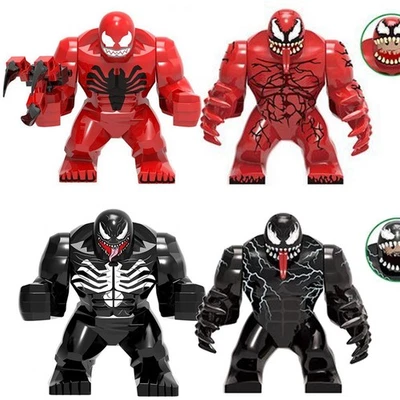 POGO MOC Venom Carnage Riot Klemmbausteine Marvel NEU kompatibel Cobi LxxO Blue Brixx