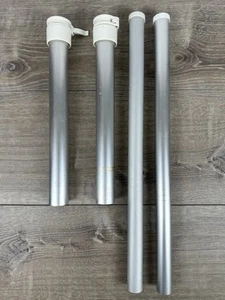 Wii Harmonix Rock Band Drum Set Of 2 Stand Telescopic Leg Pole White replacement - Picture 1 of 3