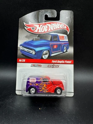 Hot Wheels SLICK RIDES Ford Anglia Panel *Purple/ flames 14/25 E - Image 1 of 3