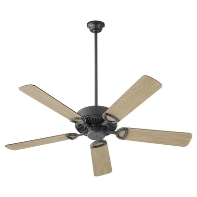 Matte Black 52"Ceiling Fan from the Estate Collection - Image 1 of 2