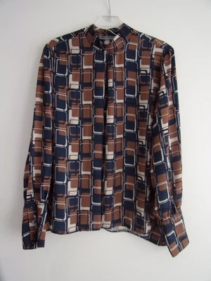 LTB Bluse  Tunika Schlupfbluse Satin Optik Muster edel schick M L 38 40 TOP! - Bild 1 von 4