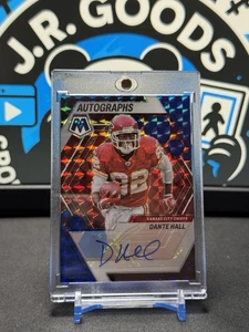 2023 Panini Mosaic Dante Hall Autographs Blue Mosaic Auto #’d/99 🔥🏈 - Picture 1 of 2