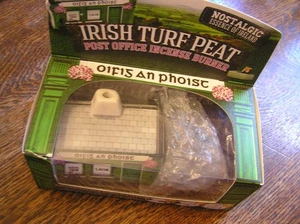 IRISH TURF PEAT POST OFFICE INCENSE BURNER Nostalgic Essence of Ireland~~NIB!! - Picture 1 of 8