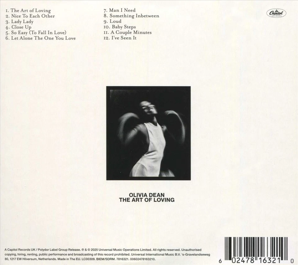 OLIVIA DEAN ART OF LOVING NEW CD - Image 1 of 1
