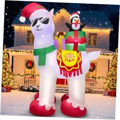 5FT Christmas Inflatables Outdoor Decorations Sheep, Blow up Yard Decorations  - Image 1 of 4