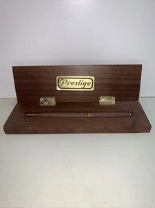 Vintage Prestige Wodden Pen With Box, Gg4 - Picture 1 of 7