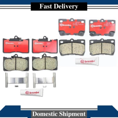 Pastillas de freno delanteras traseras de cerámica - Brembo Premium OE para Lexus GS430 2006-2007 Foto 1 de 4