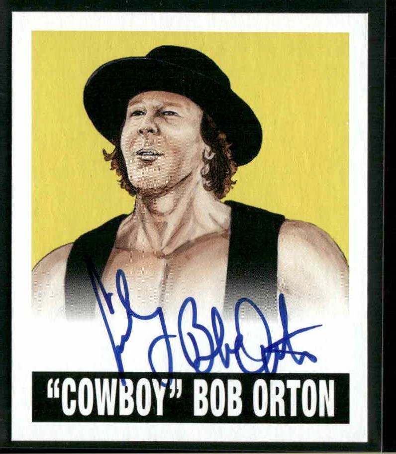 2012 Leaf Originals #A-BO1 Bob Orton Jr. Alternate Art #/99 - Image 1 of 2