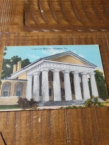 Postal de colección sin usar Custis Lee Mansion Arlington Virginia - Imagen 1 de 4