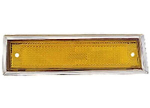 Sherman 899-171R Front RH Side Marker Lamp Amber With Chrome Trim Fits C10