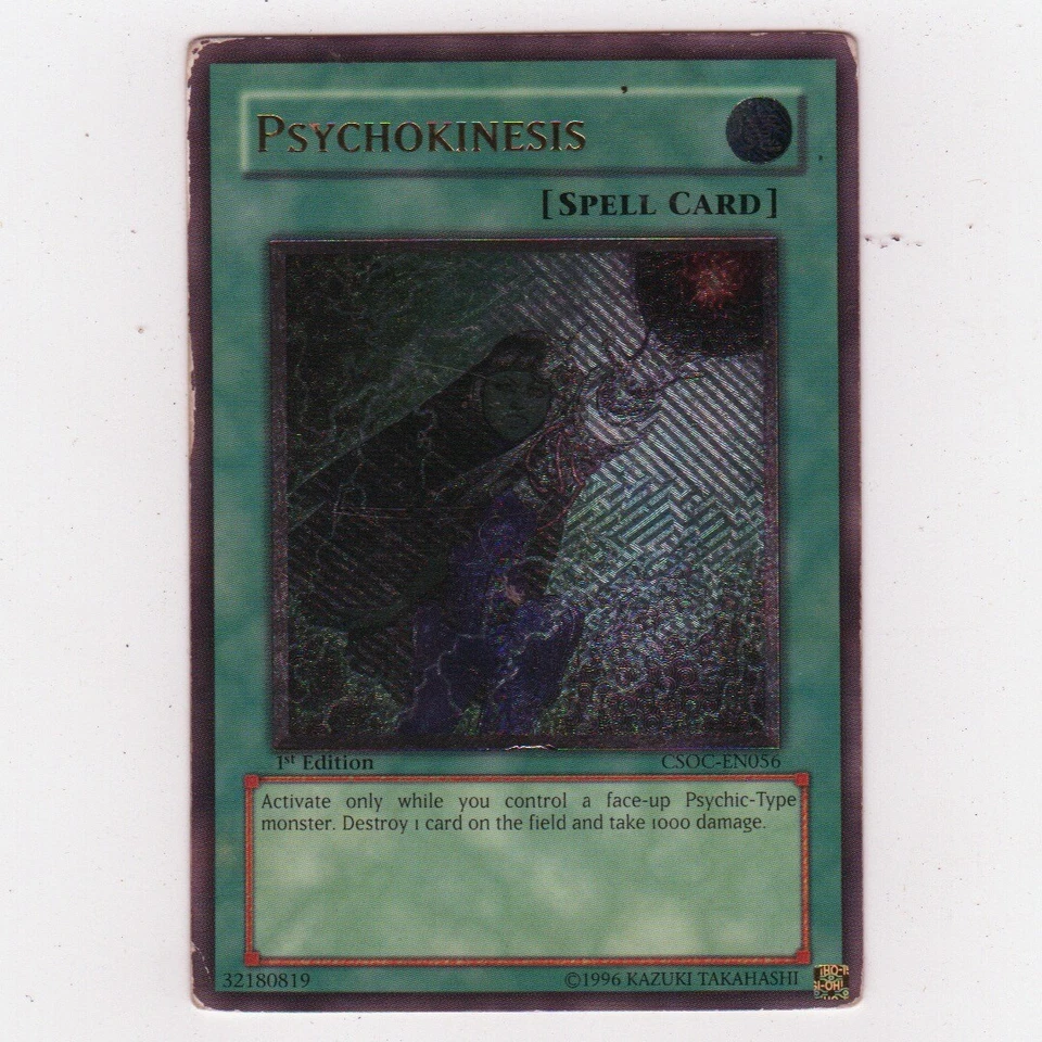 YuGiOh CSOC-EN056 Psychokinesis ultimate 1st Crossroads of Chaos - Image 1 of 2