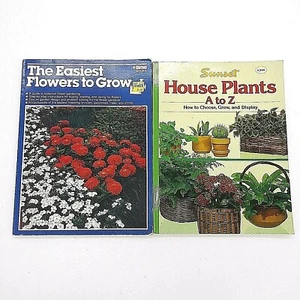 Ortho Books The Easiest Flowers To Grow | Sunset Books: House Plants A To Z - Imagen 1 de 8