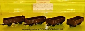 LIMA ho 2009 Rechen von 4 frühen Vintage braun italienisch fs offene Wagen xclnt unbxd - Bild 1 von 1