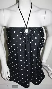 Tankini Oberteil schwarz weiß Gr 46 Neu "Octopus" Neckholder Polyamid Mischung - Bild 1 von 2