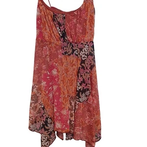 Just Polly Top Womens Xs Multicolor Floral Boho Fairycore Y2k - Picture 1 of 9