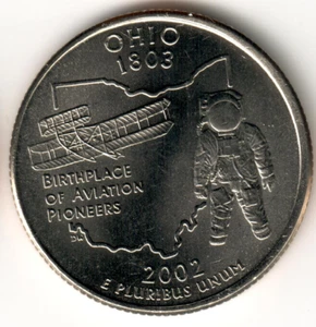 USA - 2002D - Washington ¼ Dollar - Ohio - Uncirculated - #9062 - Picture 1 of 2