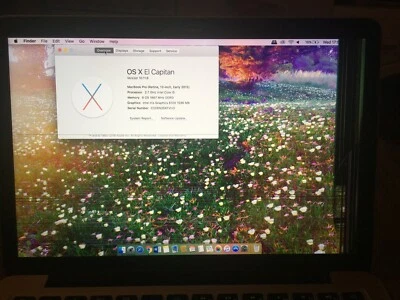 13.3 inch MacBook Pro with Retina Display Early 2015 8GB RAM 128GB SSD Silver - Image 1 of 4