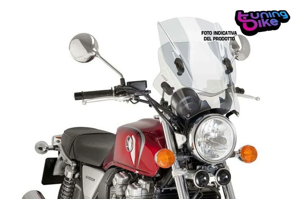 PUIG WINDSCHUTZSCHEIBE UP&DOWN FUR YAMAHA XV750 VIRAGO 1995 TRANSPARENT - Imagem 1 de 1