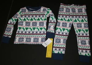 NEW Carter's Boys 2 Piece PJs Pajamas Top Pants Holiday Dino 3 4 5 6 7 8 10 12 - Picture 1 of 3