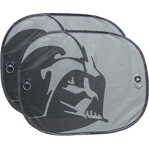 Disney Star Wars Darth Vader Side Window Sun Shades 18.5" x 14" Universal - Foto 1 di 4