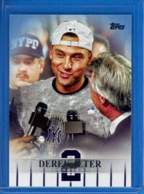 2018 Topps Series 1 Derek Jeter Highlights Insert Target Exclusive BLUE #DJH-5 - Image 1 of 2